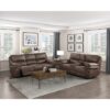 8517BRW-3 Double Reclining Sofa