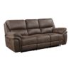 8517BRW-3PW Power Double Reclining Sofa