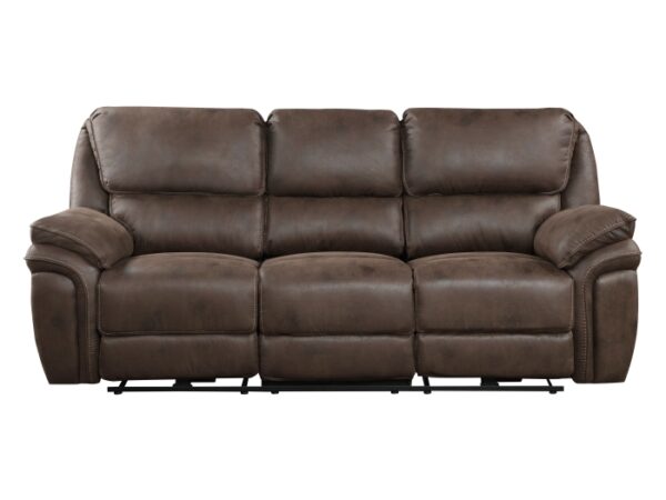 8517BRW-3 Double Reclining Sofa