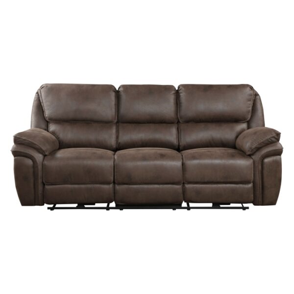 8517BRW-3 Double Reclining Sofa