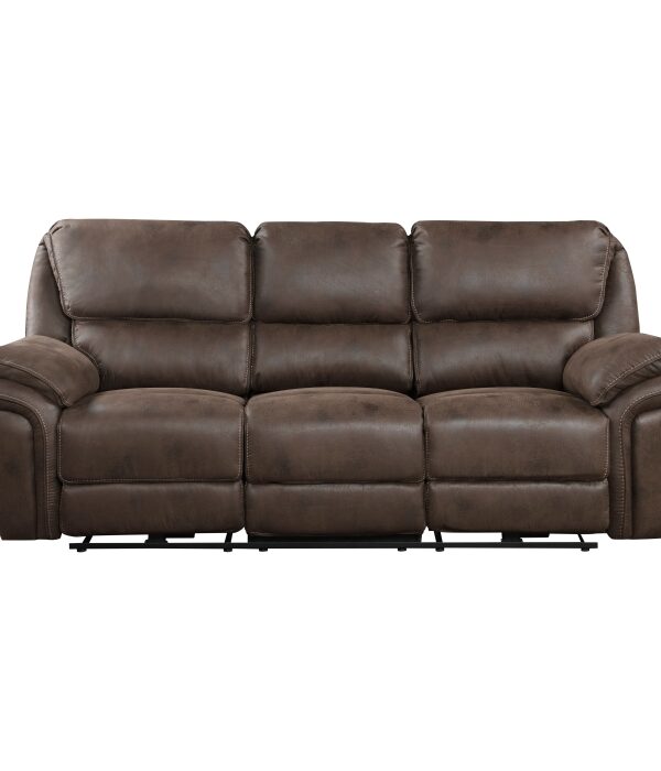 8517BRW-3 Double Reclining Sofa
