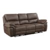 8517BRW-3 Double Reclining Sofa