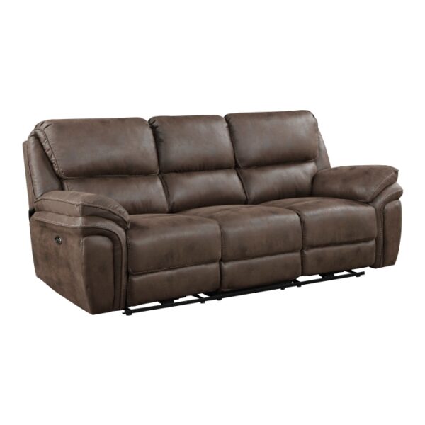 8517BRW-3 Double Reclining Sofa