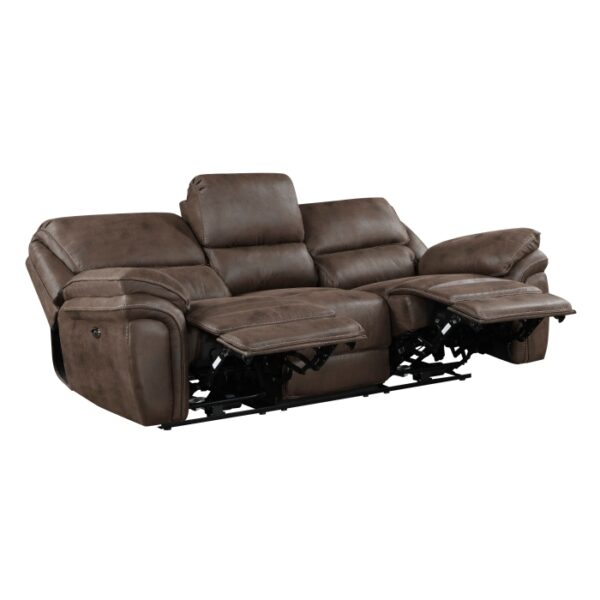 8517BRW-3 Double Reclining Sofa