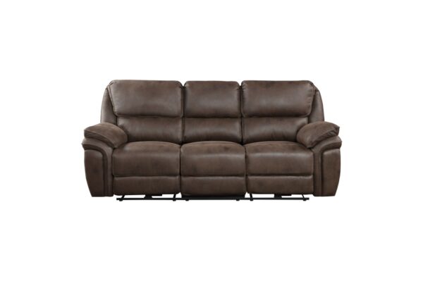 8517BRW-PW Seating-Proctor Collection 2pc Set: Sofa, Love (Power)