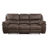8517BRW Seating-Proctor Collection 2pc Set: Sofa, Love