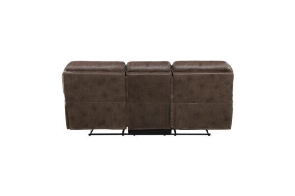 8517BRW Seating-Proctor Collection 2pc Set: Sofa, Love
