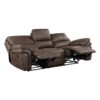 8517BRW Seating-Proctor Collection 2pc Set: Sofa, Love