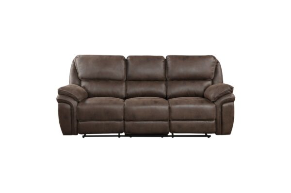 8517BRW Seating-Proctor Collection 2pc Set: Sofa, Love