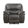 8517GRY-PW Seating-Proctor Collection 2pc Set: Sofa, Love (Power)