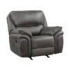 8517GRY Seating-Proctor Collection 2pc Set: Sofa, Love