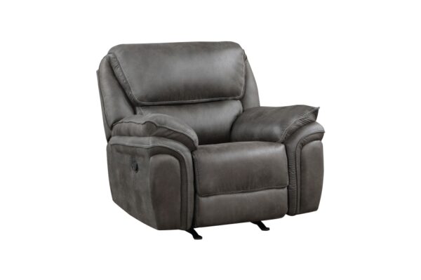 8517GRY Seating-Proctor Collection 2pc Set: Sofa, Love