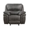 8517GRY Seating-Proctor Collection 2pc Set: Sofa, Love