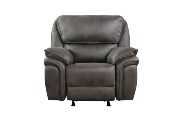 8517GRY Seating-Proctor Collection 2pc Set: Sofa, Love