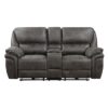 8517GRY-PW Seating-Proctor Collection 2pc Set: Sofa, Love (Power)
