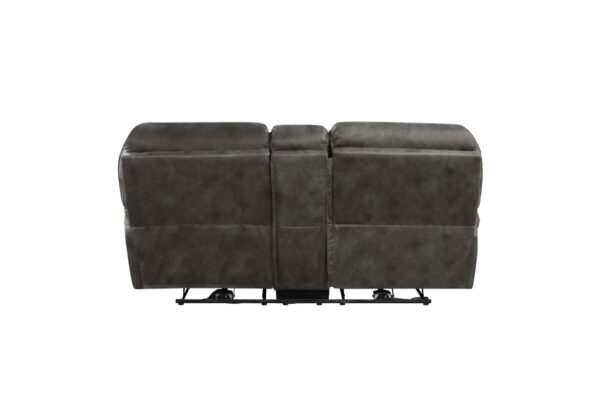 8517GRY-PW Seating-Proctor Collection 2pc Set: Sofa, Love (Power)