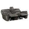 8517GRY-PW Seating-Proctor Collection 2pc Set: Sofa, Love (Power)