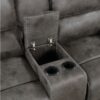 8517GRY-PW Seating-Proctor Collection 2pc Set: Sofa, Love (Power)