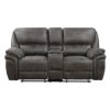 8517GRY Seating-Proctor Collection 2pc Set: Sofa, Love
