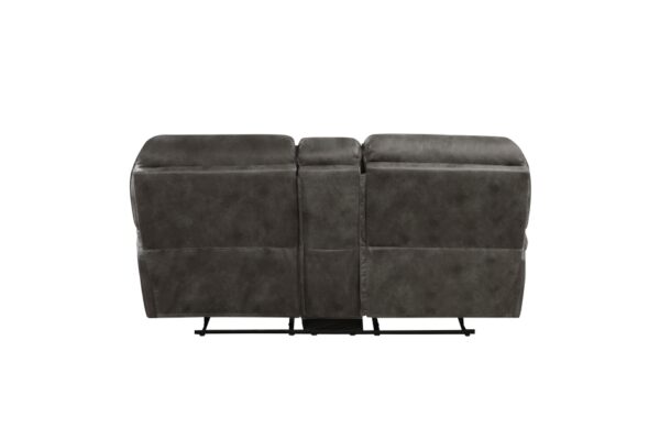 8517GRY Seating-Proctor Collection 2pc Set: Sofa, Love
