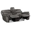 8517GRY Seating-Proctor Collection 2pc Set: Sofa, Love