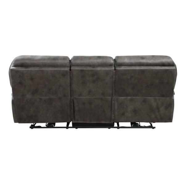 8517GRY-3PW Power Double Reclining Sofa