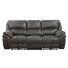 8517GRY-PW Seating-Proctor Collection 2pc Set: Sofa, Love (Power)