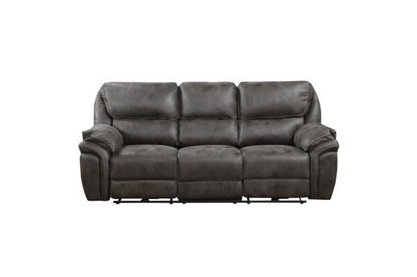 8517GRY-PW Seating-Proctor Collection 2pc Set: Sofa, Love (Power)