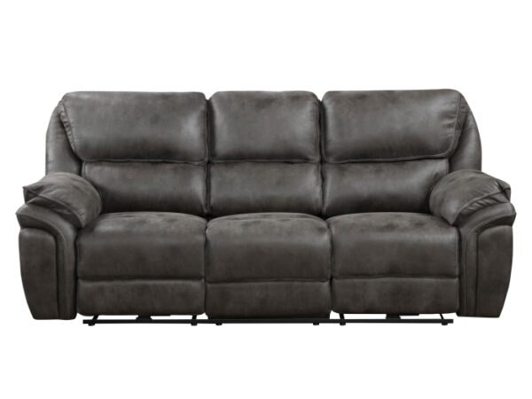 8517GRY-3PW Power Double Reclining Sofa