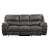 8517GRY-3 Double Reclining Sofa