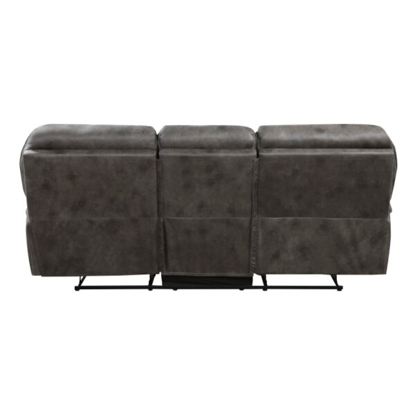8517GRY-3 Double Reclining Sofa