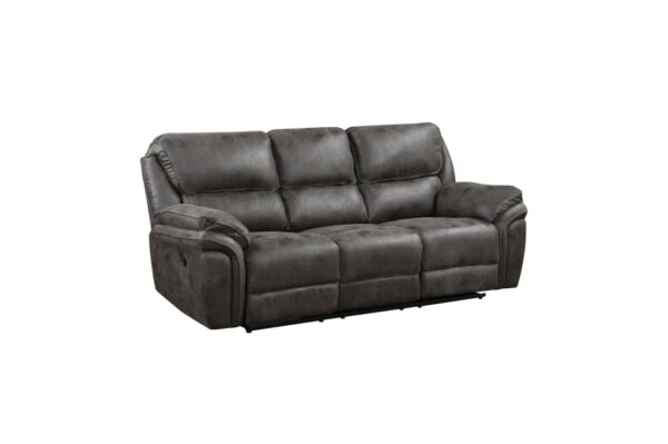 8517GRY Seating-Proctor Collection 2pc Set: Sofa, Love