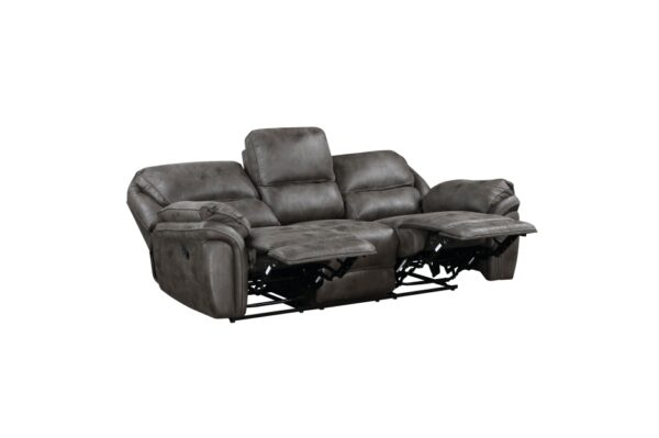 8517GRY Seating-Proctor Collection 2pc Set: Sofa, Love
