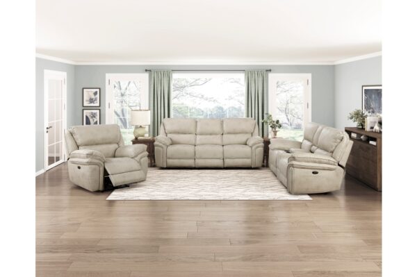 8517PWT-PW Seating-Proctor Collection 2pc Set: Sofa, Love (Power)