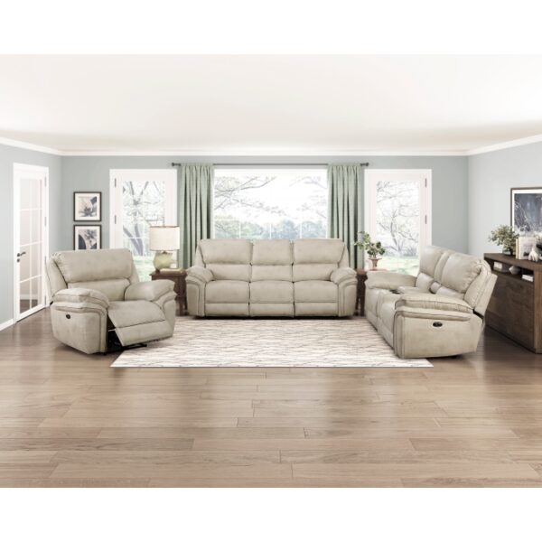 8517PWT-3PW Power Double Reclining Sofa