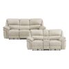 8517PWT-PW Seating-Proctor Collection 2pc Set: Sofa, Love (Power)
