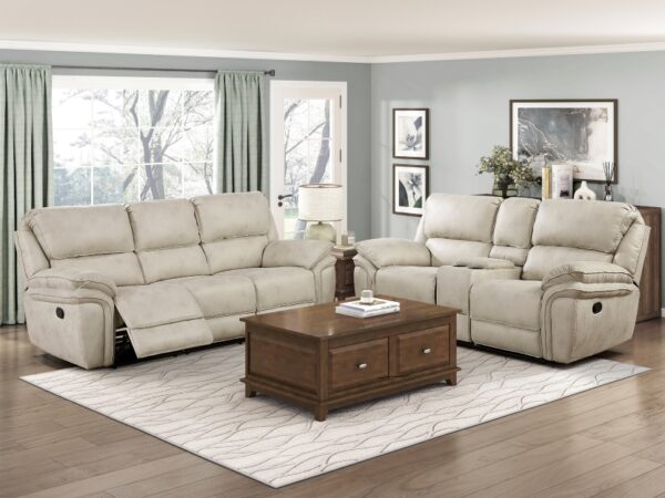 8517PWT Seating-Proctor Collection 2pc Set: Sofa, Love