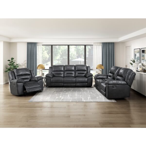 8538BK-3 Double Reclining Sofa