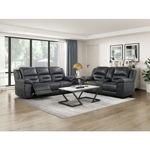 8538BK-3 Double Reclining Sofa