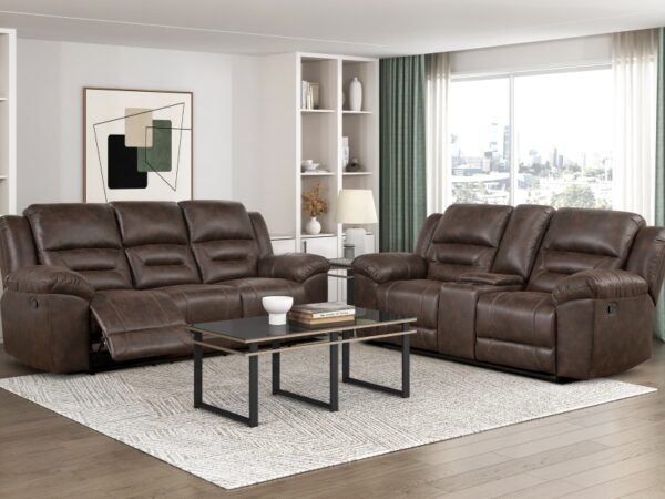 8538DB Seating-Hazen Collection 2pc Set: Sofa, Love
