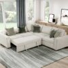 8548 Seating-Isla Collection 4-Piece Sectional with Pull-...