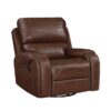 8549BRW Seating-Newnan Collection 2pc Set: Sofa, Love