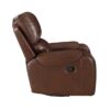 8549BRW Seating-Newnan Collection 2pc Set: Sofa, Love
