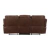 8549BRW-3 Double Reclining Sofa with C...
