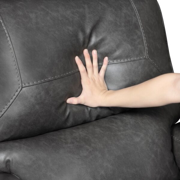 8549GRY-3 Double Reclining Sofa with C...