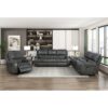 8549GRY-3 Double Reclining Sofa with C...