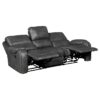 8549GRY-3 Double Reclining Sofa with C...