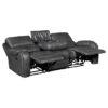 8549GRY-3 Double Reclining Sofa with C...
