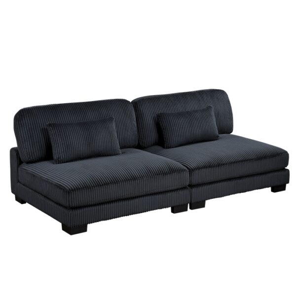 8555BK*2CR3ACVCOT 7-Piece Modular Sectional wi...