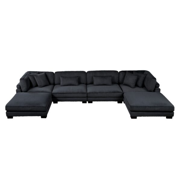 8555BK*2CR2AC2OT 6-Piece Modular Sectional wi...